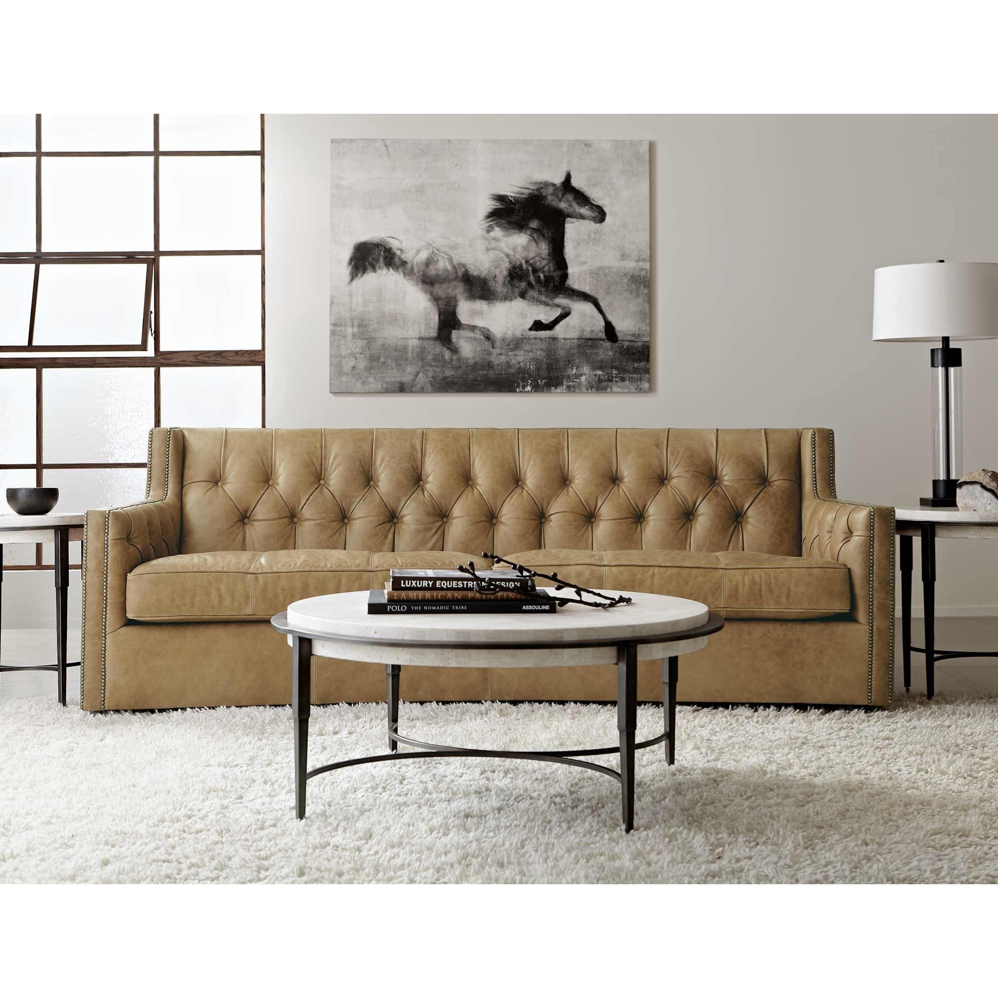 Bernhardt Candace 7277LFO Leather Sofa Baer's Furniture Uph